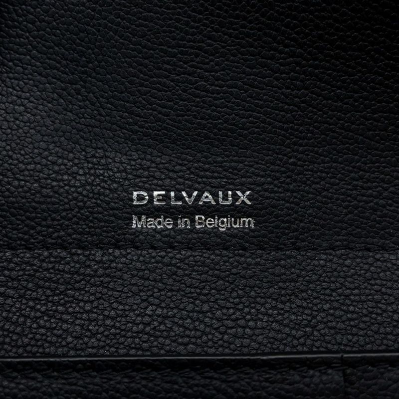 デルボー 三つ折り財布 ブリヨン レザー AB0493 Delvaux 財布 黒