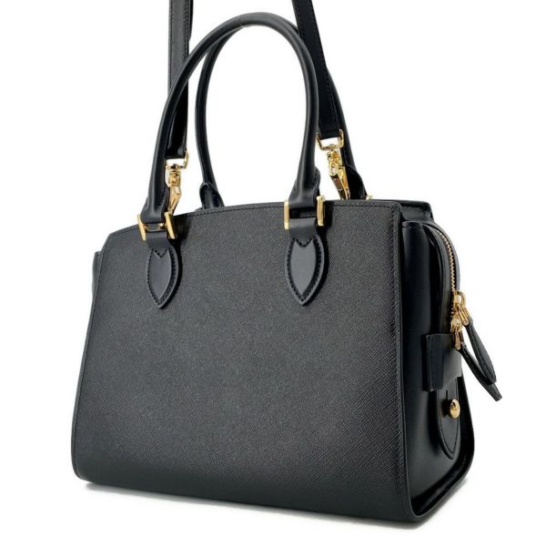 プラダ ハンドバッグ サフィアーノ レザー 1BA164 PRADA 2WAY 黒