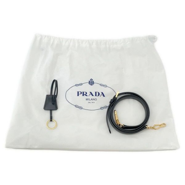 プラダ ハンドバッグ サフィアーノ レザー 1BA164 PRADA 2WAY 黒