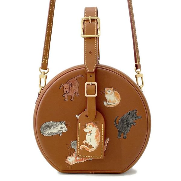 ルイ ヴィトン ショルダーバッグ キャットグラム プティット ボワット シャポー M52972 LOUIS VUITTON 猫 犬