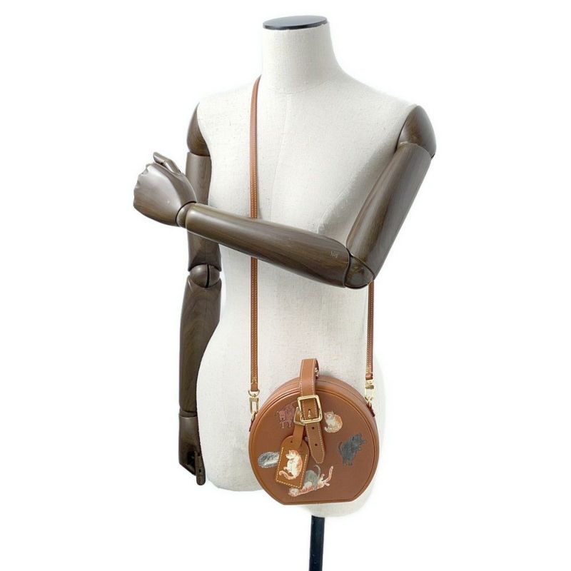 ルイ ヴィトン ショルダーバッグ キャットグラム プティット ボワット シャポー M52972 LOUIS VUITTON 猫 犬