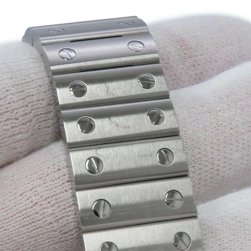 カルティエ サントス ドゥ カルティエ MM WSSA0029 Cartier 腕時計 シルバー文字盤