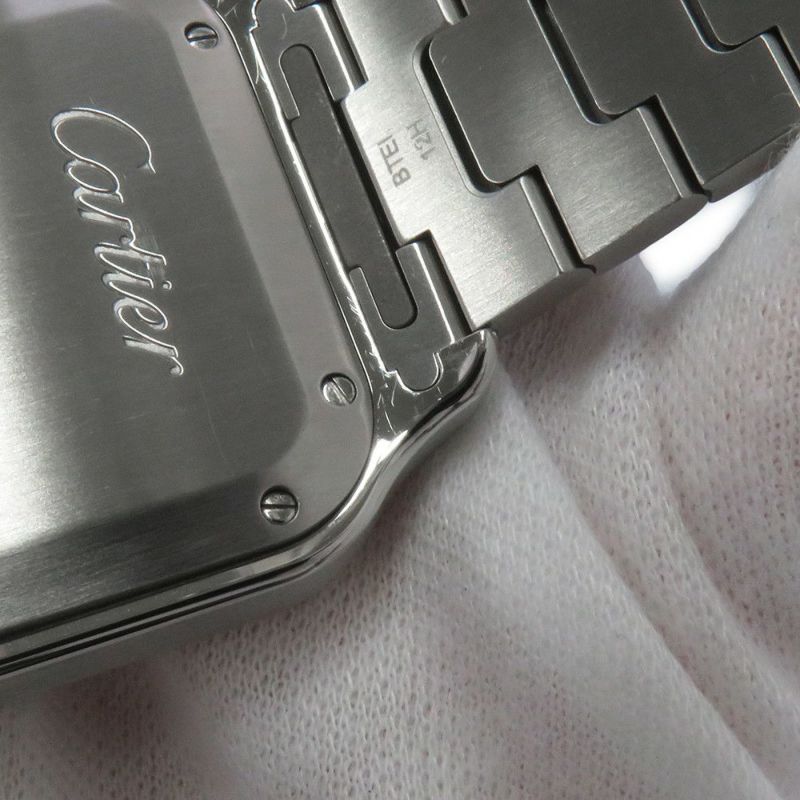 カルティエ サントス ドゥ カルティエ MM WSSA0029 Cartier 腕時計 シルバー文字盤
