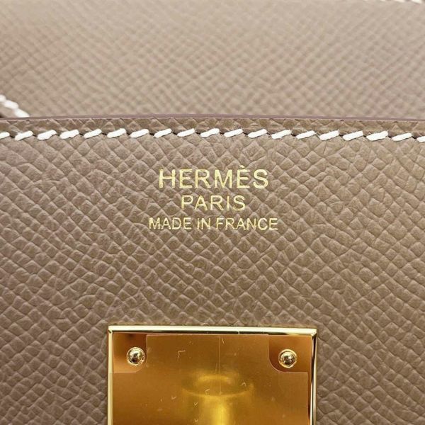 エルメス バーキン30 エトゥープ/ゴールド金具 ヴォーエプソン W刻印 HERMES Birkin ハンドバッグ