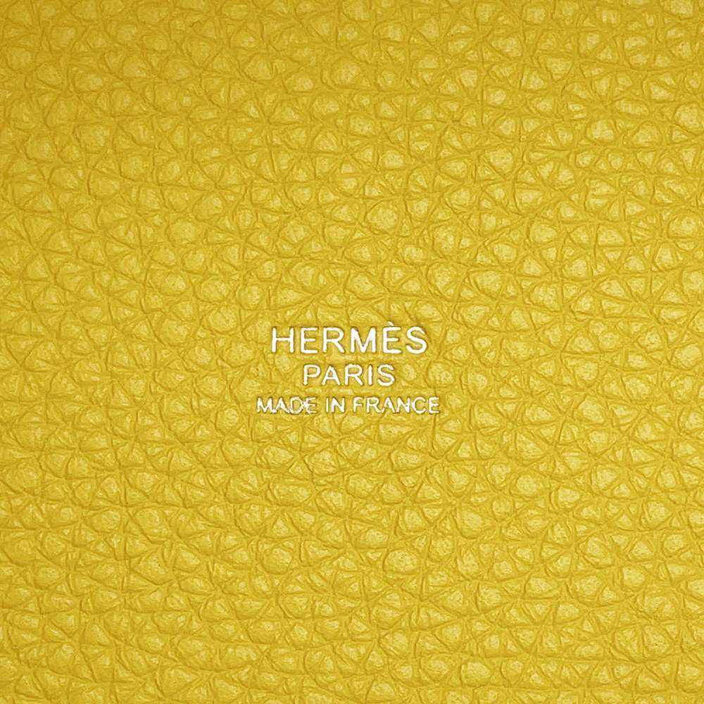 エルメス ハンドバッグ ピコタンロックMM サン/シルバー金具 トリヨンクレマンス W刻印