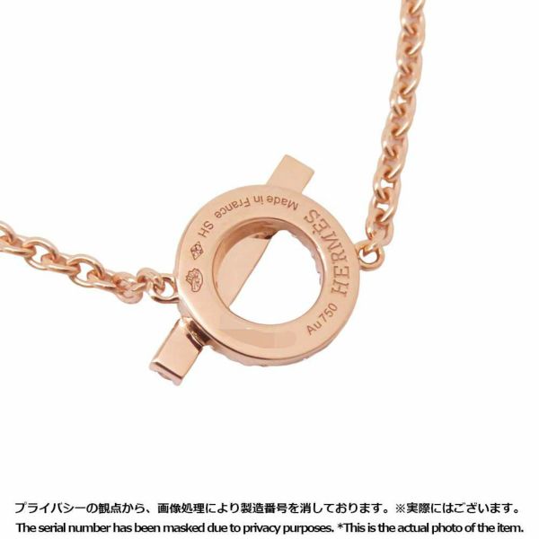 エルメス ブレスレット フィネス ダイヤモンド 18P 0.55ct K18PGピンクゴールド サイズSH HERMES ジュエリー