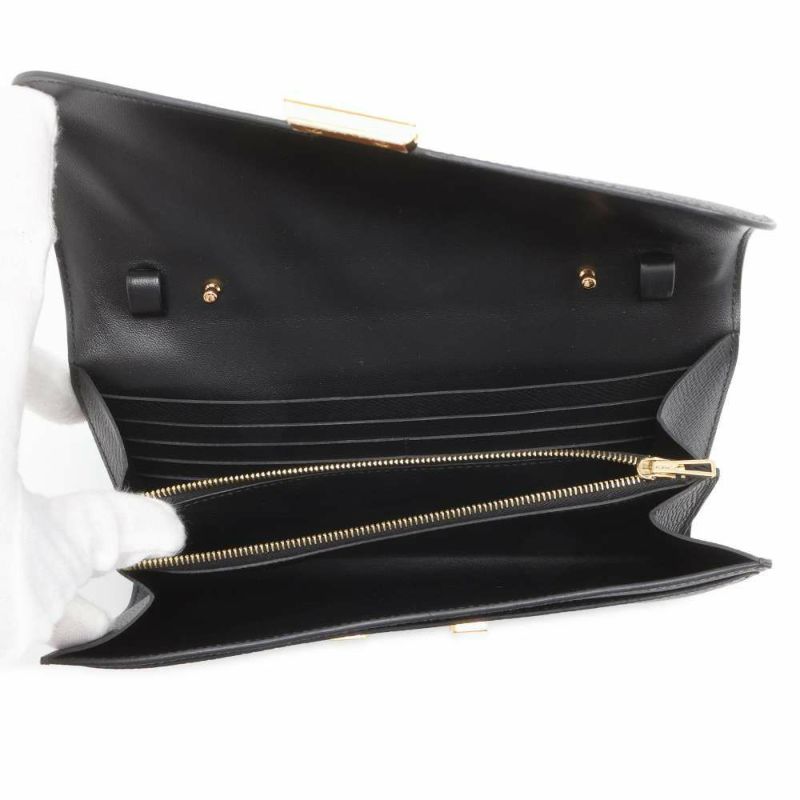 エルメス 長財布 コンスタンス トゥーゴー ロング ブラック/ゴールド金具 ヴォーエプソン B刻印 黒