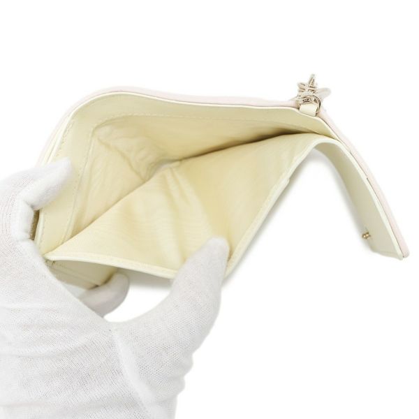 クリスチャン・ディオール 三つ折り財布 レディディオール ロータスウォレット カナージュ S0181ONIW バイカラー 日本限定