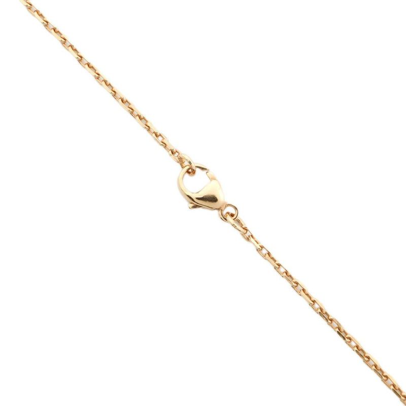 エルメス ネックレス ミニ・ポップアッシュ ホワイト/ピンクゴールド金具 HERMES アクセサリー 白