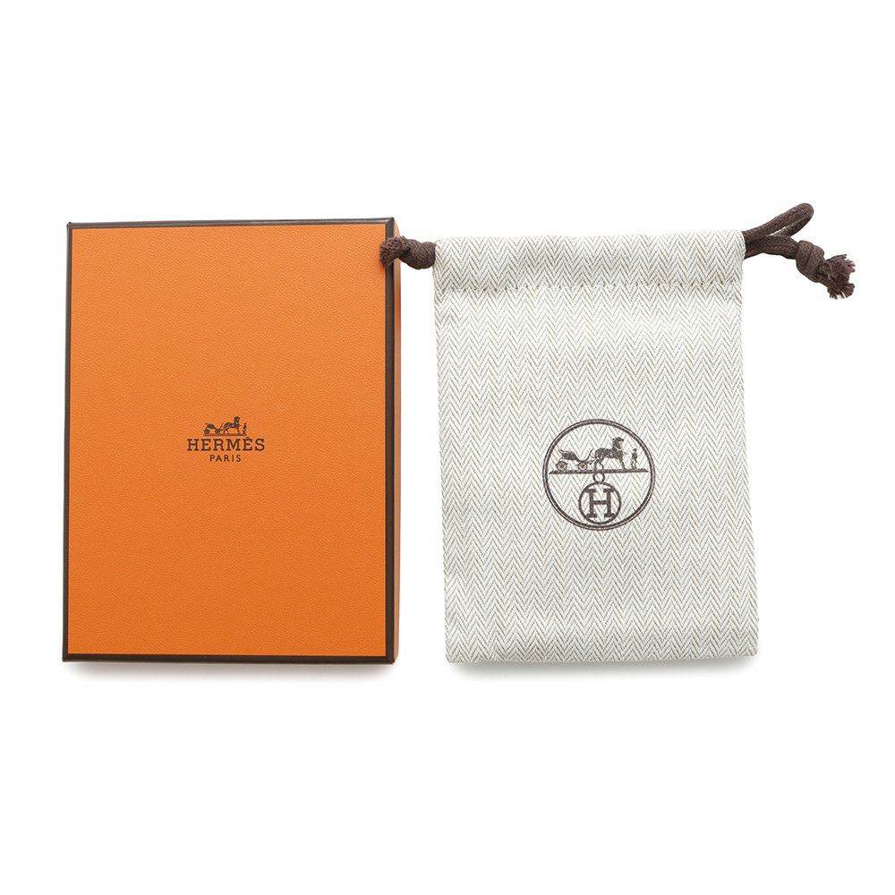 エルメス ネックレス ミニ・ポップアッシュ ホワイト/ピンクゴールド金具 HERMES アクセサリー 白