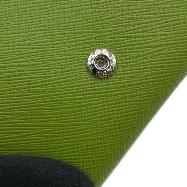 プラダ 三つ折り財布 サフィアーノトライアングル ウォレット レザー 2MH042 PRADA