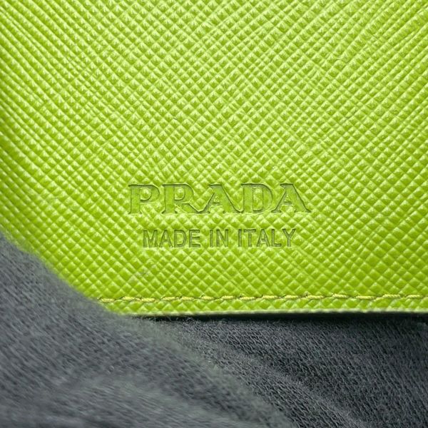 プラダ 三つ折り財布 サフィアーノトライアングル ウォレット レザー 2MH042 PRADA