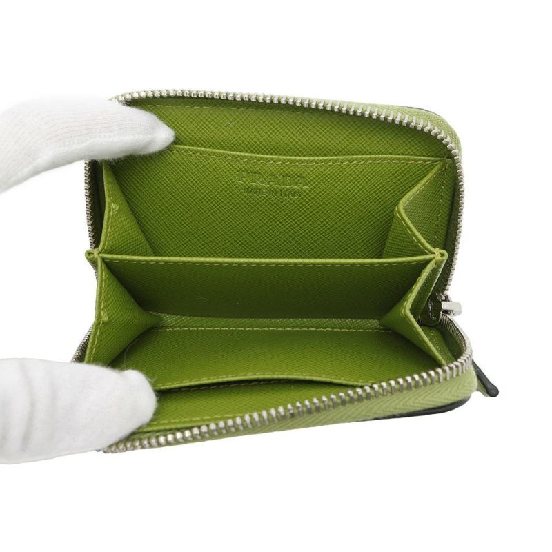 プラダ コインケース サフィアーノ トライアングルロゴ ラウンドファスナー 2MM003 PRADA 財布 小銭入れ