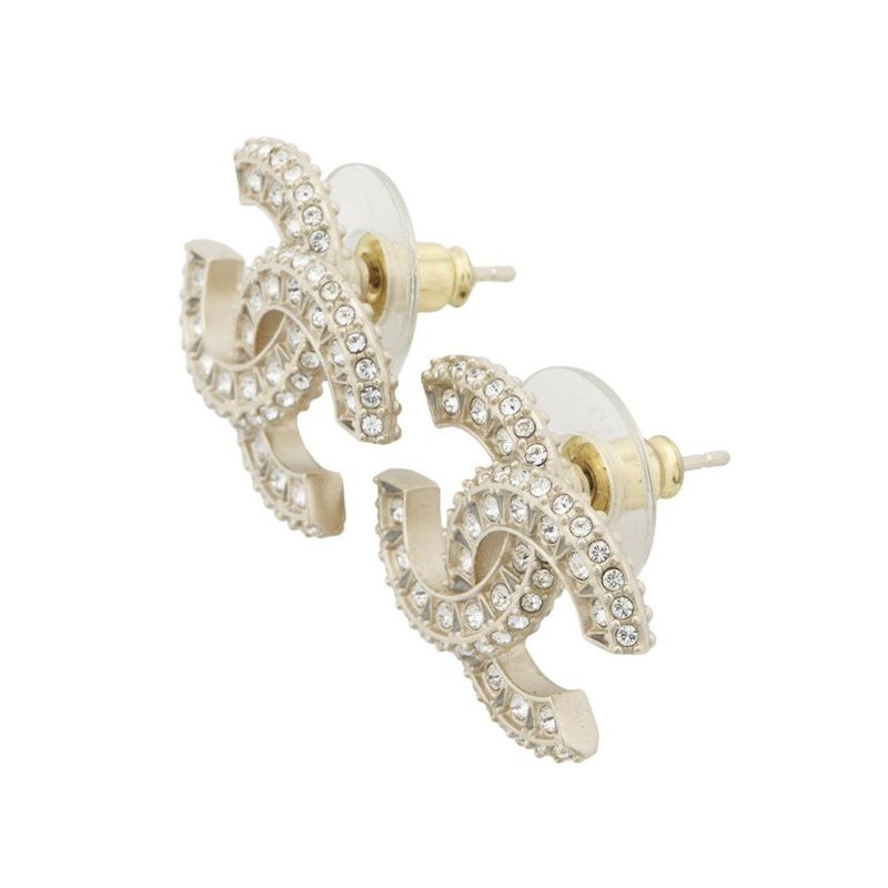 シャネル ピアス ココマーク ラインストーン メタル A25V A86504 CHANEL アクセサリー