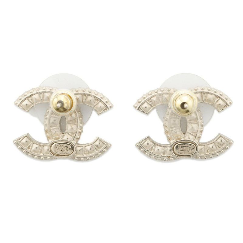 シャネル ピアス ココマーク ラインストーン メタル A25V A86504 CHANEL アクセサリー
