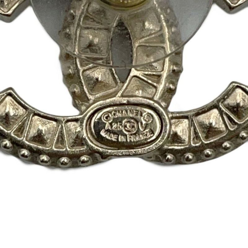 シャネル ピアス ココマーク ラインストーン メタル A25V A86504 CHANEL アクセサリー