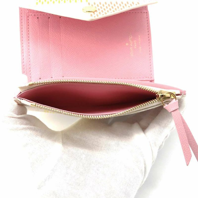 ルイヴィトン 三つ折り財布 ダミエ・エベヌ ポルトフォイユ・ヴィクトリーヌ N40638 ダミエリシャス ペッシュ