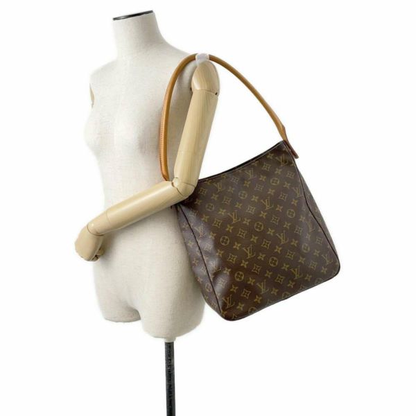 ルイヴィトン ショルダーバッグ モノグラム ルーピングGM M51145 LOUIS VUITTON ワンショルダーバッグ