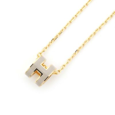 ！極美品！　エルメス　ネックレス　ミドリ　ゴールド　ポップアッシュミニ 極美品！ エルメス ネックレス ミドリ ゴールド ポップアッシュ
