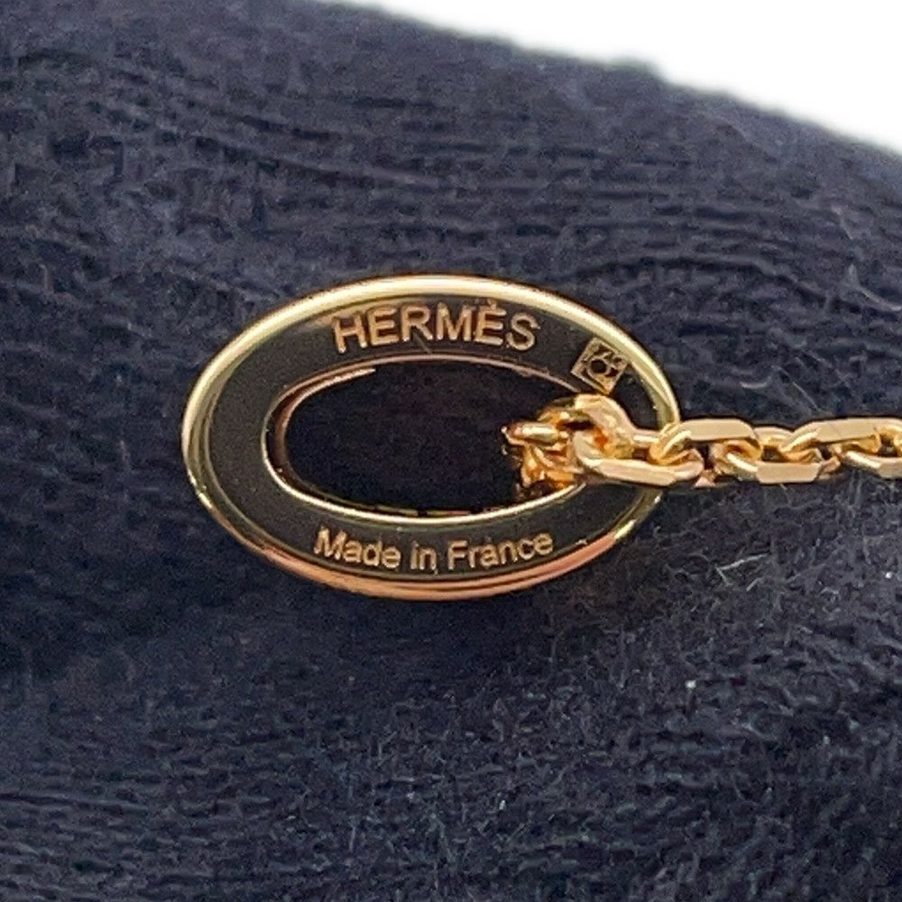 エルメス ネックレス ミニ・ポップアッシュ マロングラッセ/ゴールド金具 アクセサリー ポップH