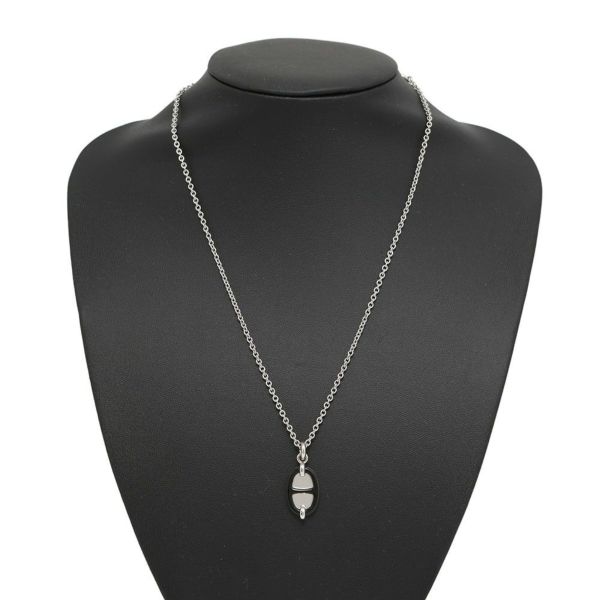 エルメス ネックレス ペンダント ミニ・マイヨン PM HERMES アクセサリー 黒