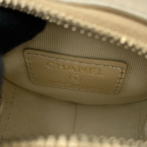 シャネル コインケース ハート シェイプ ジップ アーム コインパース ラムスキン AP2786 CHANEL