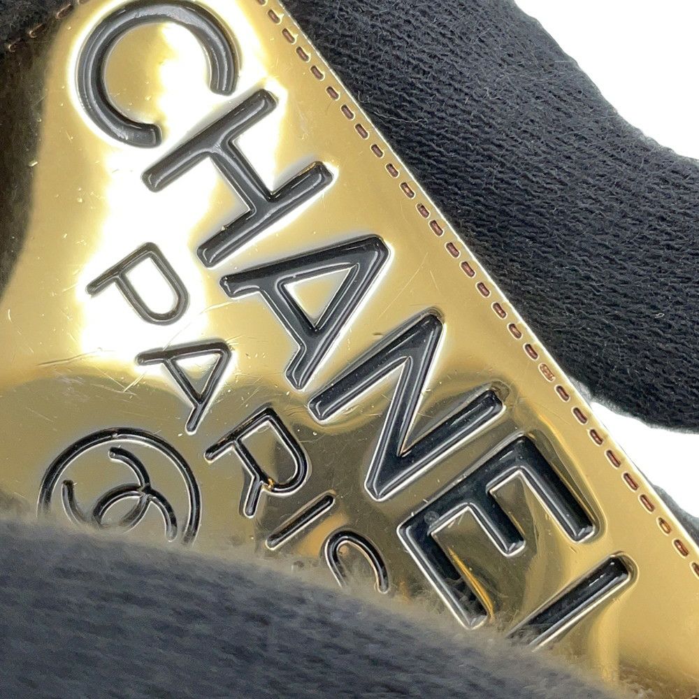 シャネル ブローチ ココマーク ロゴ スクエアプレート メタル CHANEL アクセサリー