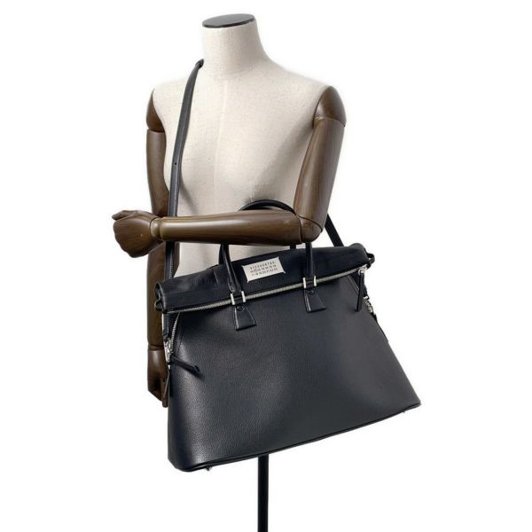 メゾンマルジェラ ハンドバッグ 5AC ラージ Maison Margiela 2wayショルダー  黒