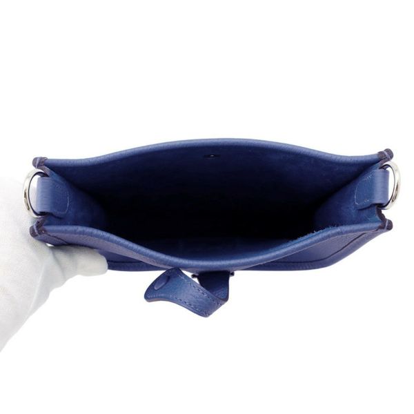 エルメス ショルダーバッグ エブリンTPM 111cm ブルーロワイヤル/シルバー金具 トリヨンクレマンス U刻印
