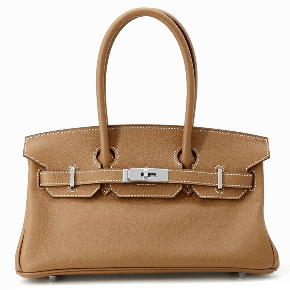 エルメス ショルダーバーキン29 ゴールド/シルバー金具 エバーカラー K刻印 HERMES Birkin