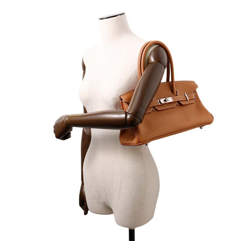 エルメス ショルダーバーキン29 ゴールド/シルバー金具 エバーカラー K刻印 HERMES Birkin