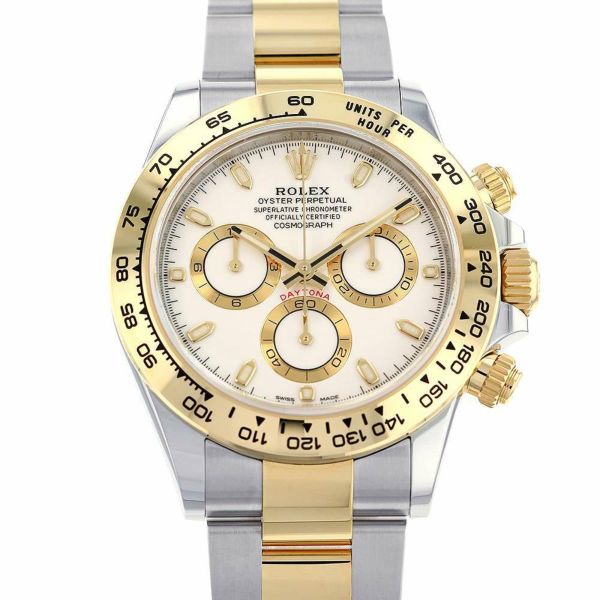 ロレックス コスモグラフ デイトナ コンビ SS/K18YGイエローゴールド 116503 ROLEX 腕時計 白文字盤