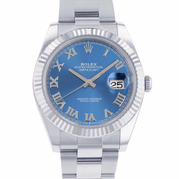 ロレックス デイトジャスト 126334 ROLEX 腕時計 アズーロブルー文字盤