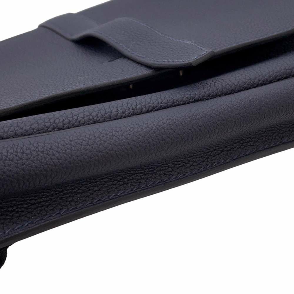 エルメス ショルダーバッグ スティーブライト ジュニア ブルーニュイ/シルバー金具 トリヨンクレマンス Y刻印 メンズ