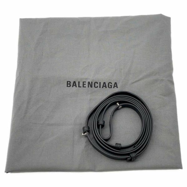 バレンシアガ ハンドバッグ ハードウェア キャンバス レザー 671402 BALENCIAGA 2way ショルダー 黒