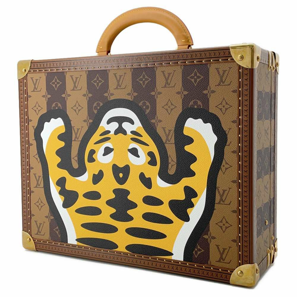 ルイヴィトン トランク モノグラム・ストライプ LV×NIGO コトヴィル40 