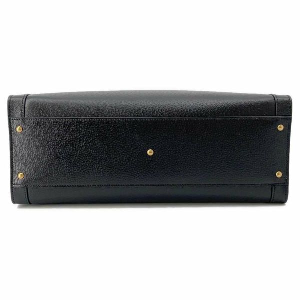 グッチ トートバッグ ダイアナ バンブー レザー 703218 GUCCI 2wayショルダーバッグ 黒