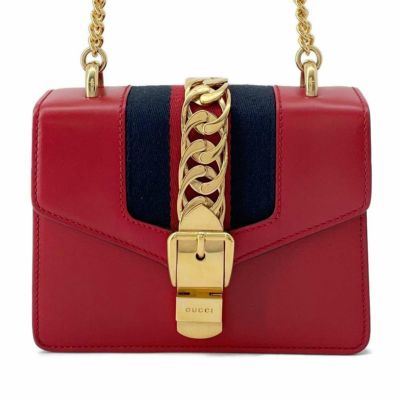 グッチ ハンドバッグ シルヴィ カーフレザー 431665 GUCCI 2wayショルダー アイボリー 安心保証 |  中古・新品ブランド販売ギャラリーレア公式通販