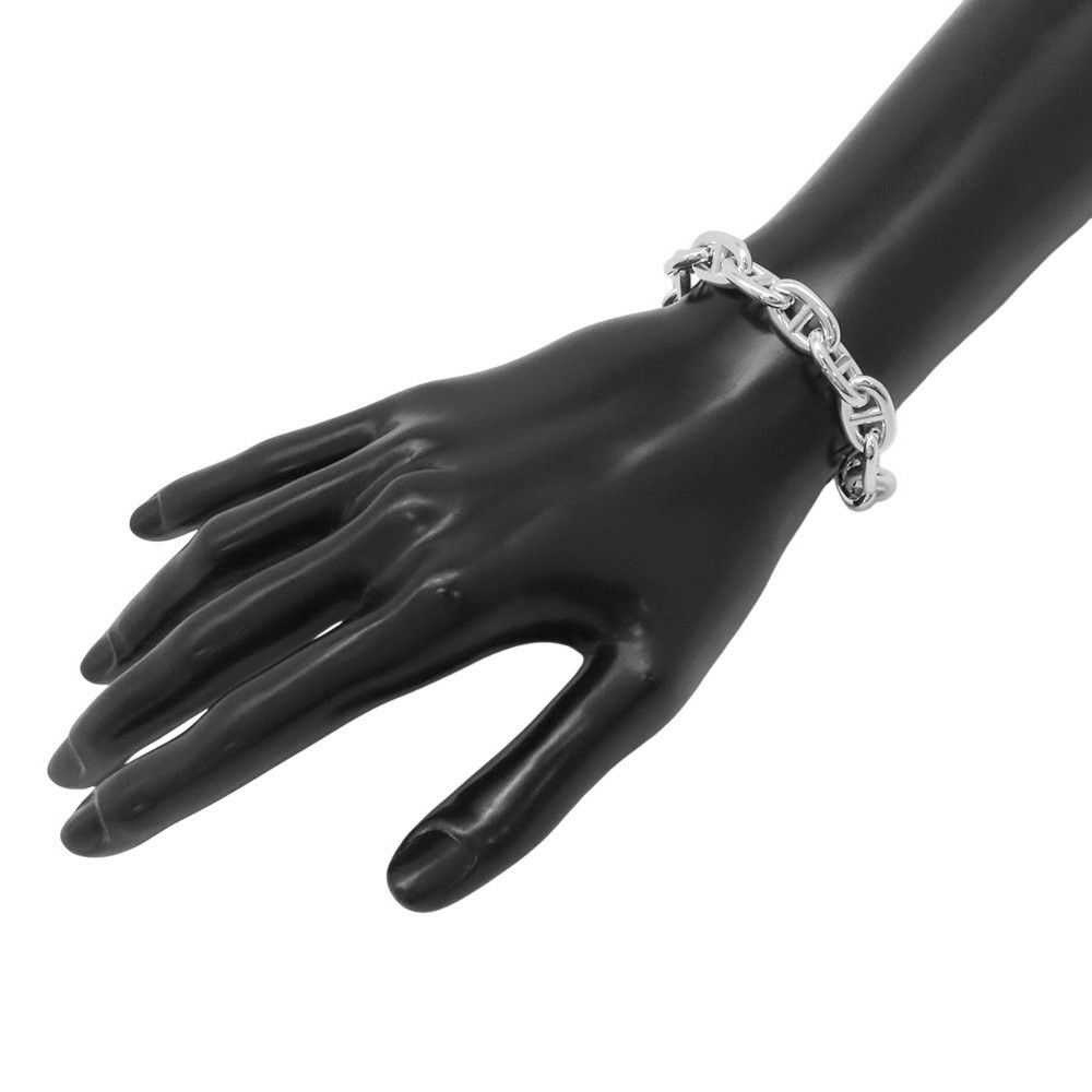 エルメス ブレスレット シェーヌダンクルMM 14コマ SV925シルバー HERMES ジュエリー