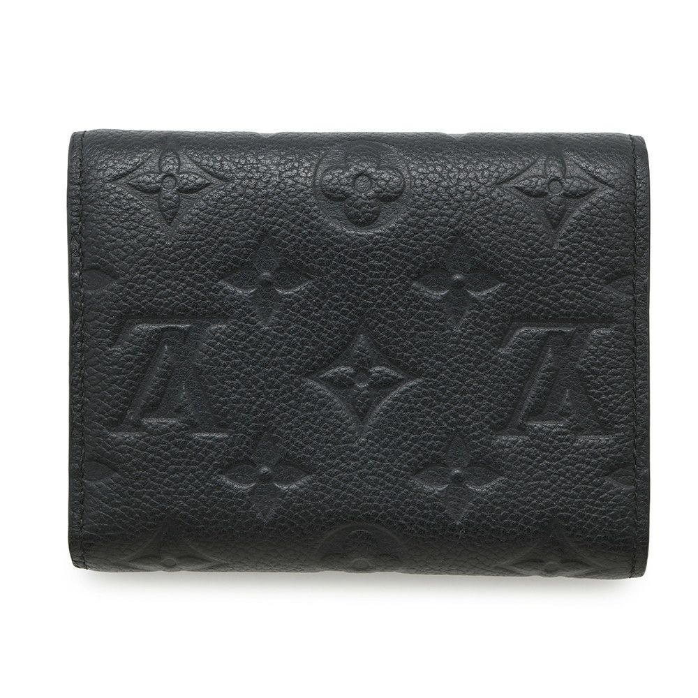 ルイヴィトン 三つ折り財布 モノグラム・アンプラント ポルトフォイユ・ヴィクトリーヌ M64060 LOUIS VUITTON 黒 ブラック