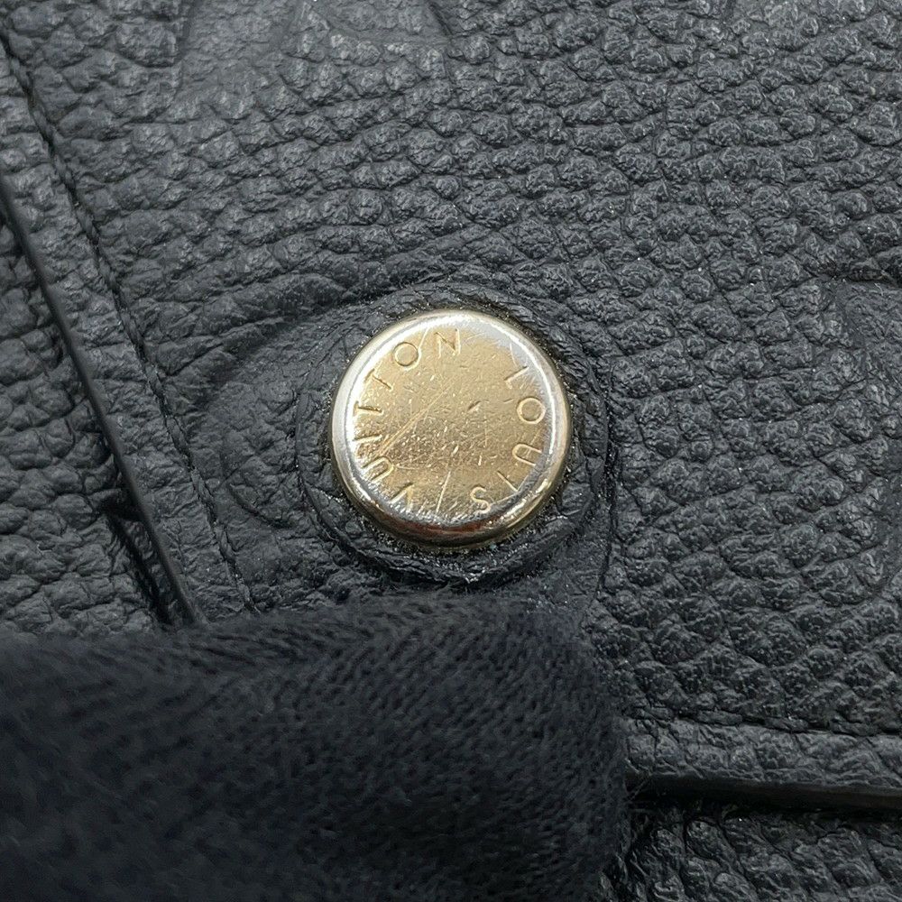 ルイヴィトン 三つ折り財布 モノグラム・アンプラント ポルトフォイユ・ヴィクトリーヌ M64060 LOUIS VUITTON 黒 ブラック