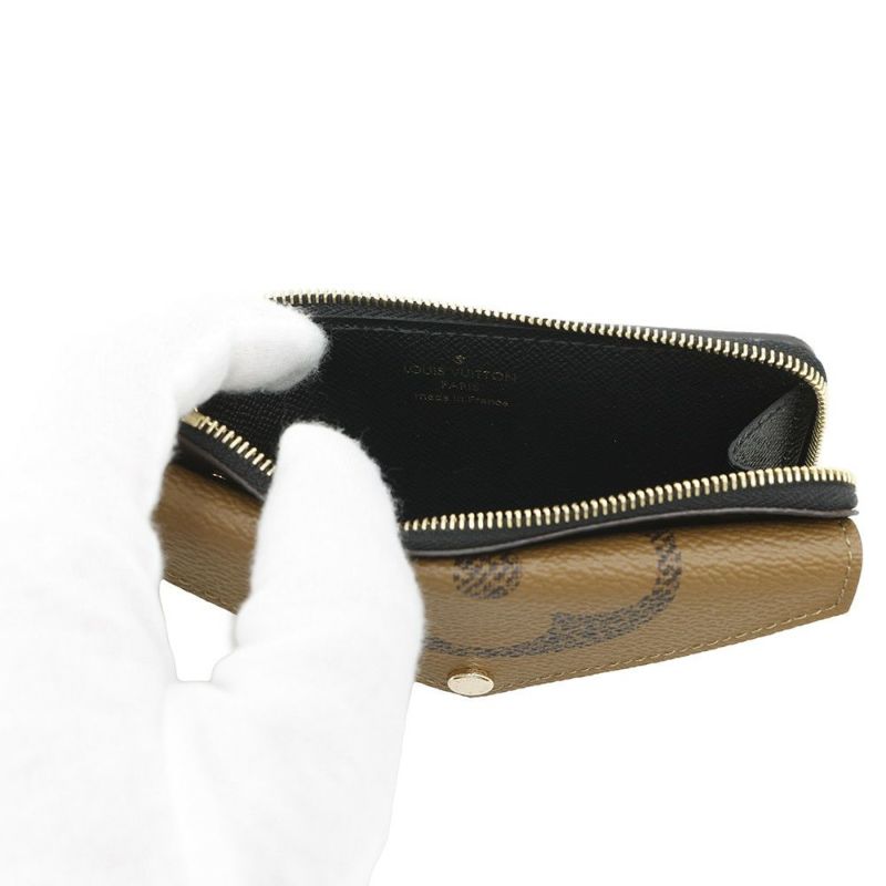 ルイヴィトン コインケース モノグラム ポルトカルト・レクト ヴェルソ M81303 コンパクト ラウンドファスナー 小銭入れ