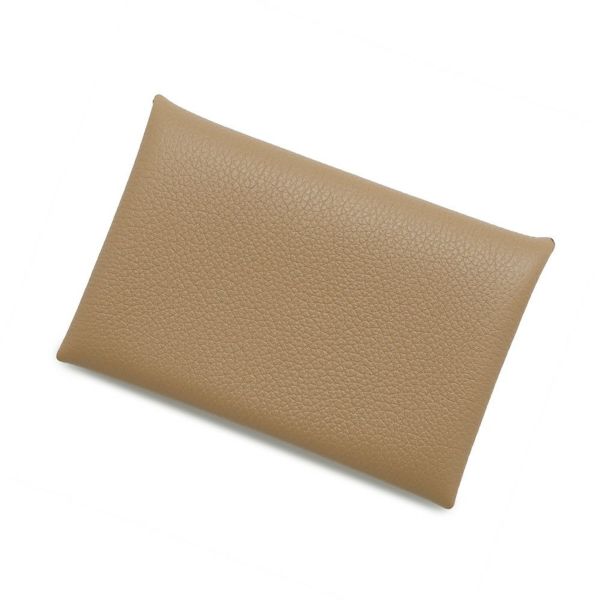 エルメス カードケース カルヴィ チャイ エバーカラー Z刻印 HERMES 名刺入れ