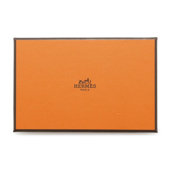 エルメス カードケース カルヴィ チャイ エバーカラー Z刻印 HERMES 名刺入れ