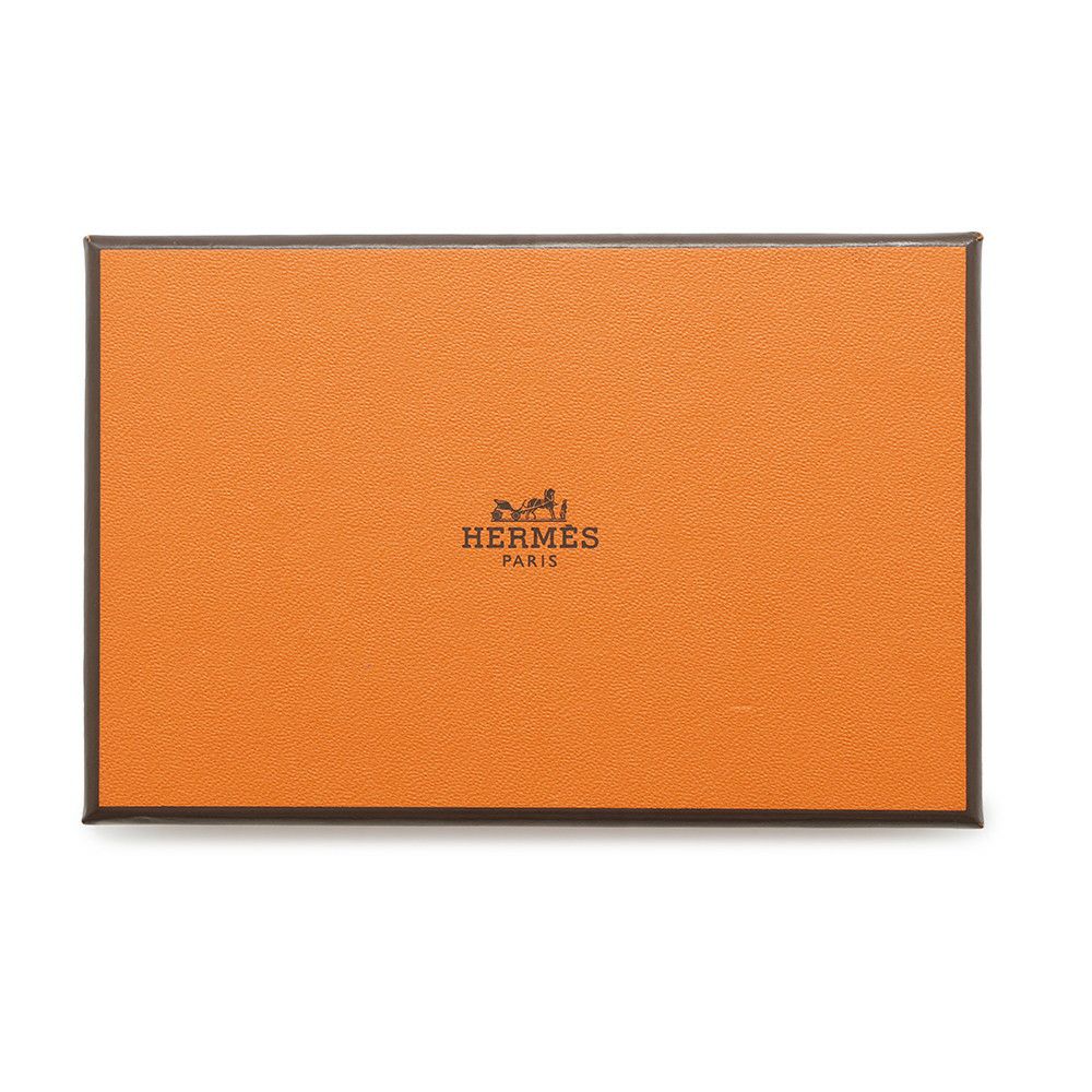 エルメス カードケース カルヴィ チャイ エバーカラー Z刻印 HERMES 名刺入れ