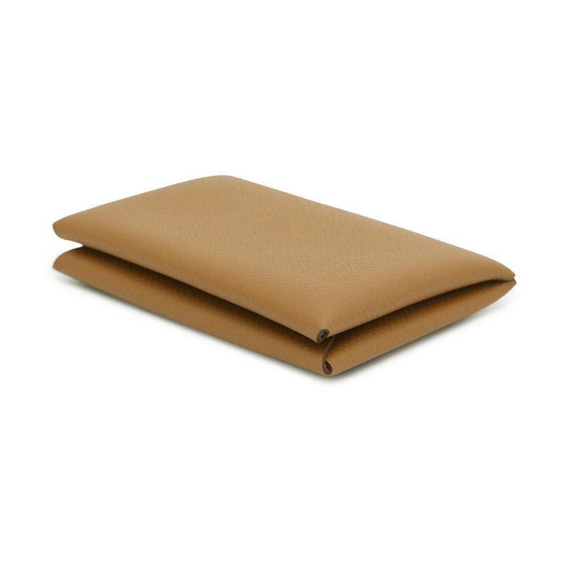 エルメス カードケース カルヴィ ゴールド エプソン B刻印 HERMES 名刺入れ