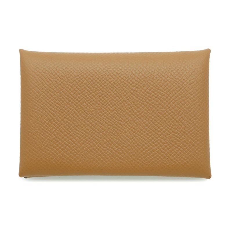 エルメス カードケース カルヴィ ゴールド エプソン B刻印 HERMES 名刺入れ