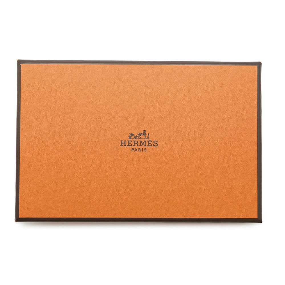 エルメス カードケース カルヴィ ゴールド エプソン B刻印 HERMES 名刺入れ