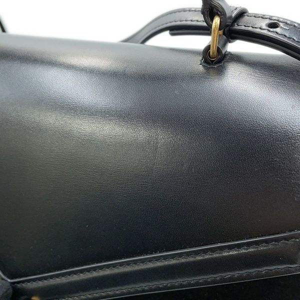 サンローランパリ ハンドバッグ カサンドラ トップハンドル レザー 578000 2WAYバッグ 黒