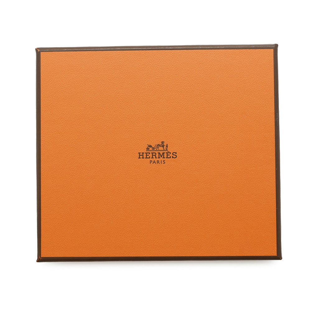 エルメス コインケース アザップコンパクト シルクイン エトゥープ/シルバー金具 エプソン K刻印